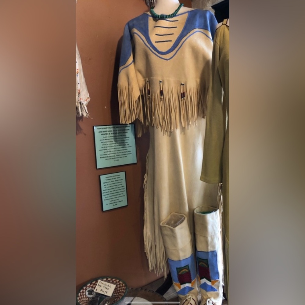 Beautiful Handmade Beaded and Painted Native American Indian Regalia